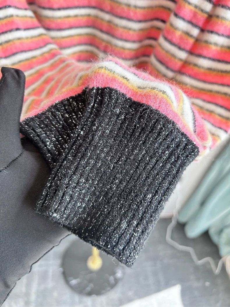 Chanel Striped Knit Sweater in Beautiful Colors- DMC