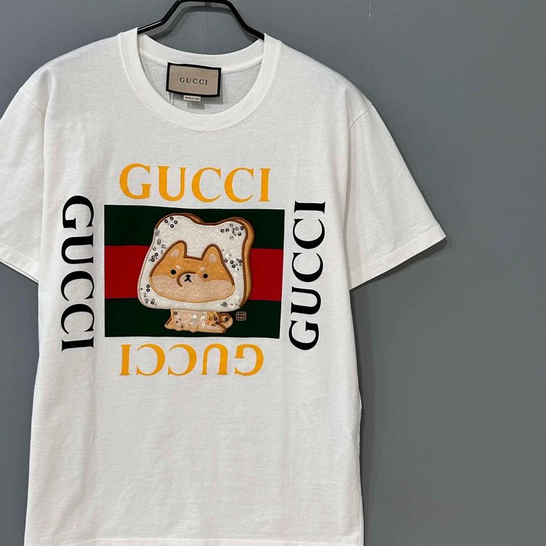 Gucci GUCCI Bread Dog Logo Short Sleeve T-Shirt- DMC Size US XS / EU 42 / 0 - 2 Thumbnail
