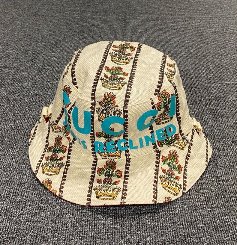 Gucci Gucci Printed Logo Fisherman Hat- DMC Size ONE SIZE - 3 Thumbnail