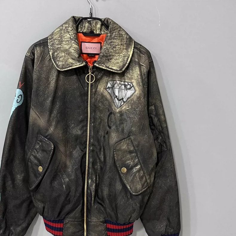 Gucci GUCCI Skull Pilot Cotton Jacket- DMC Size US S / EU 44-46 / 1 - 2 Thumbnail