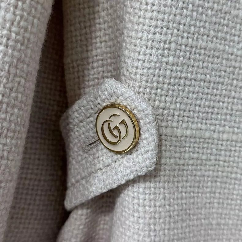 Gucci Classic Gold Button Coat by Gucci- DMC Size US L / EU 52-54 / 3 - 7 Thumbnail