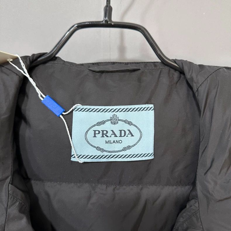 Prada Prada Black Triangle Logo Down Jacket- DMC Size US M / EU 48-50 / 2 - 5 Thumbnail