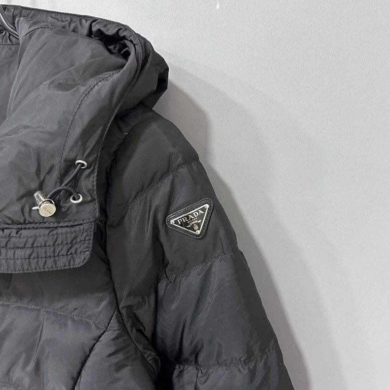 Prada Prada Black Triangle Logo Down Jacket- DMC Size US M / EU 48-50 / 2 - 3 Thumbnail