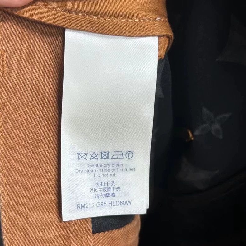 Louis Vuitton Louis Vuitton Khaki Pattern Denim Pants- DMC Size US 33 - 5 Thumbnail
