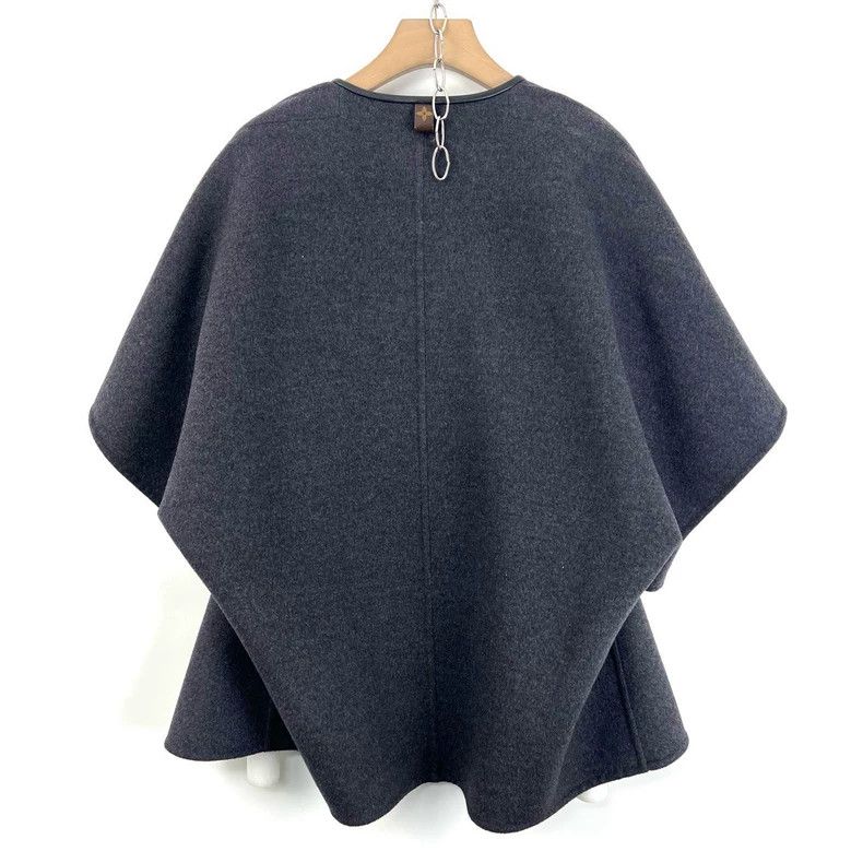Louis Vuitton Louis Vuitton Grey Black Cloak Coat for Women- DMC Size US S / EU 44-46 / 1 - 3 Thumbnail