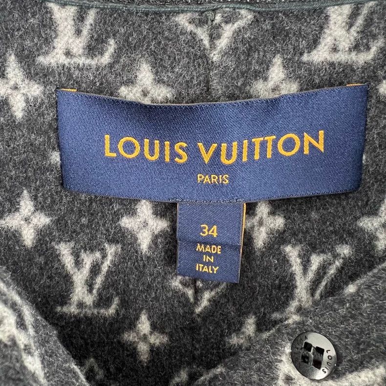 Louis Vuitton Louis Vuitton Grey Black Cloak Coat for Women- DMC Size US S / EU 44-46 / 1 - 4 Thumbnail