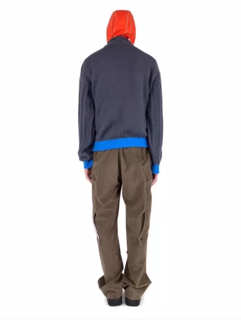 Kiko Kostadinov Kiko Kostadinov Knit Sweater with Blue Trim- DMC Size US L / EU 52-54 / 3 - 8 Thumbnail