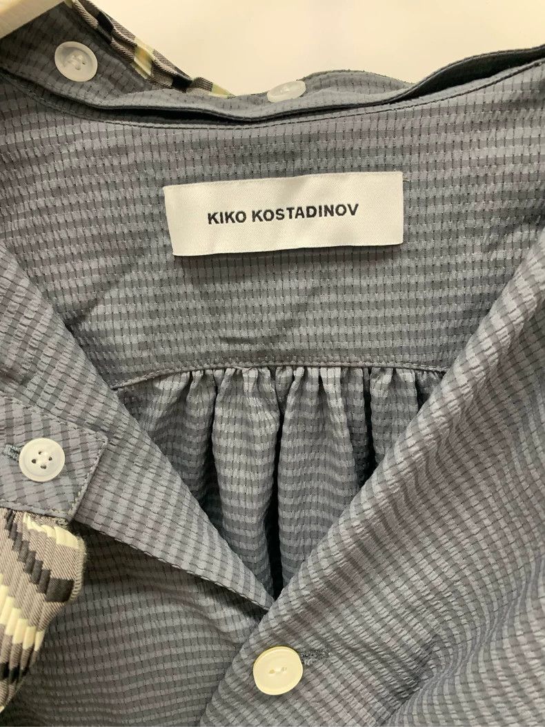 Kiko Kostadinov Kiko Kostadinov Anthonis Pleated Shirt Gray- DMC Size US S / EU 44-46 / 1 - 3 Thumbnail