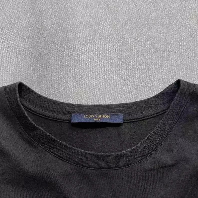 Louis Vuitton Louis Vuitton Black Short Sleeve T-Shirt- DMC Size US L / EU 52-54 / 3 - 4 Thumbnail