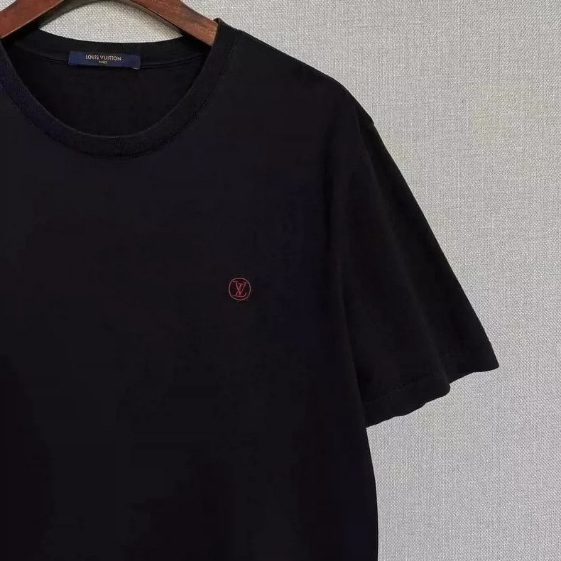 Louis Vuitton Louis Vuitton Black Short Sleeve T-Shirt- DMC Size US L / EU 52-54 / 3 - 3 Thumbnail