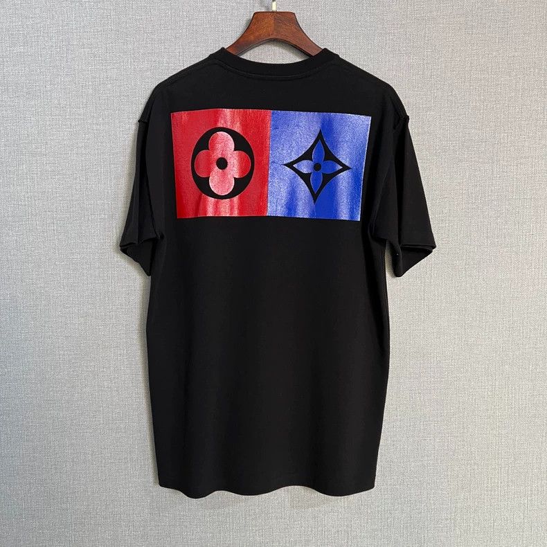 Louis Vuitton Louis Vuitton Black Short Sleeve Logo T-Shirt- DMC Size US L / EU 52-54 / 3 - 2 Thumbnail
