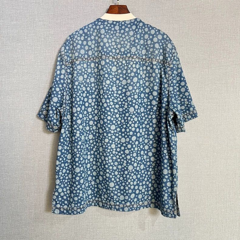 Louis Vuitton Louis Vuitton Embroidered Denim Baseball Shirt- DMC Size US L / EU 52-54 / 3 - 2 Thumbnail