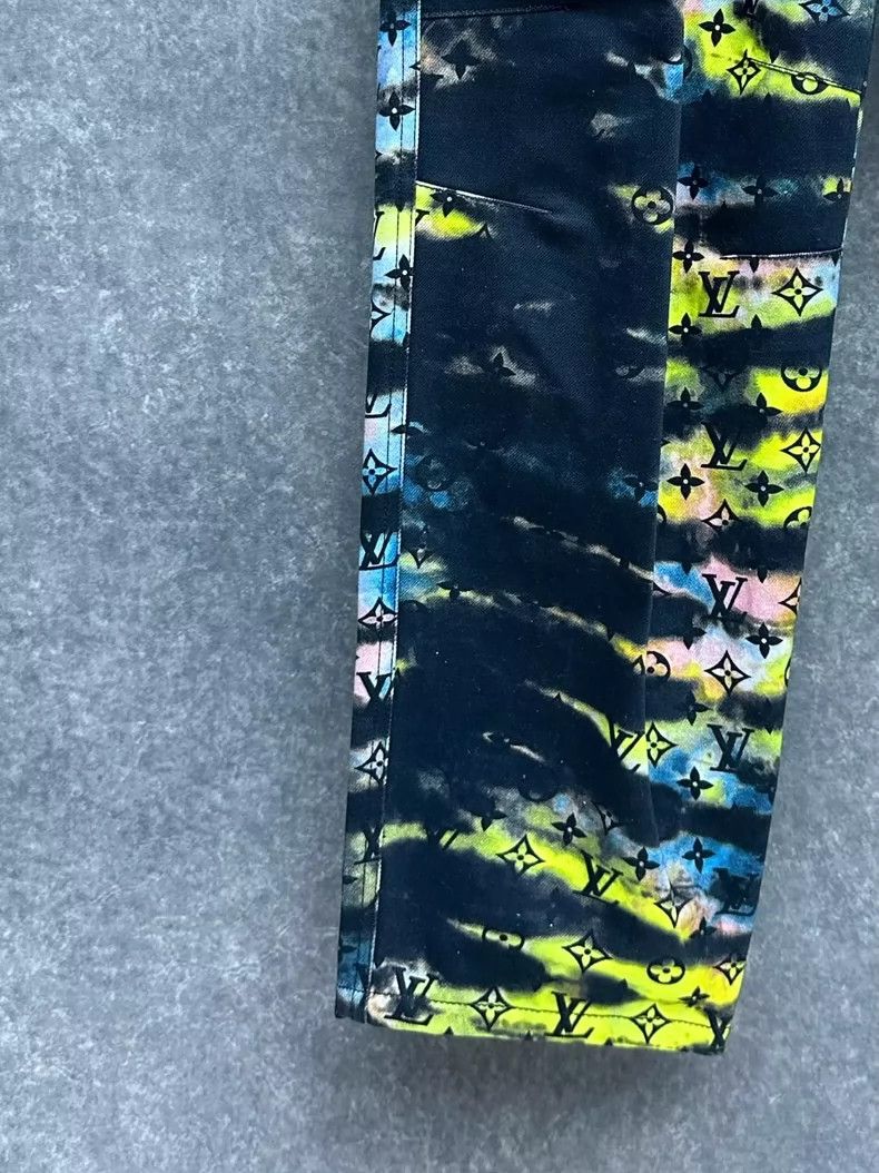 Louis Vuitton Louis Vuitton Colorful Denim Cargo Pants for Men- DMC Size US 34 / EU 50 - 4 Thumbnail
