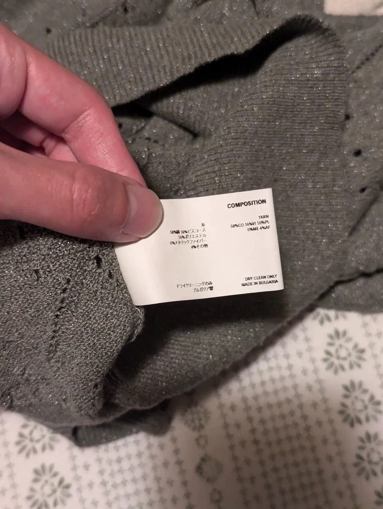 Kiko Kostadinov Kiko Kostadinov Drape Neck Jumper in Green- DMC Size US L / EU 52-54 / 3 - 4 Thumbnail