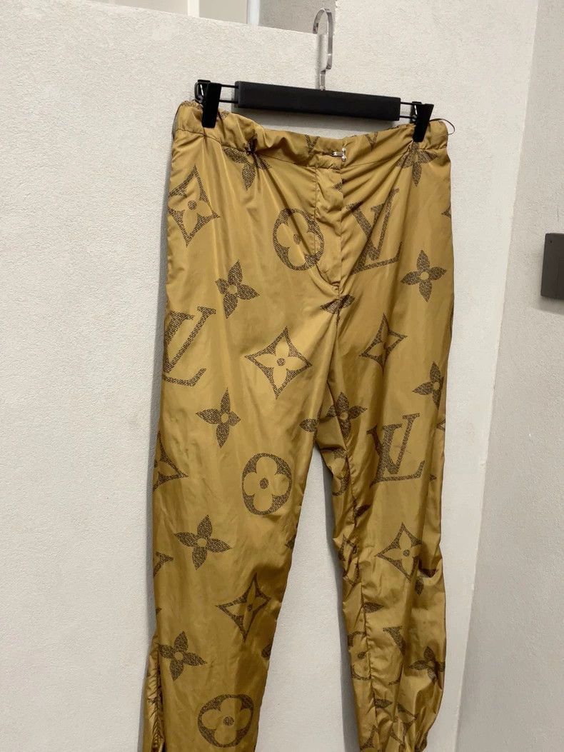 Louis Vuitton Brown Louis Vuitton Printed Long Pants- DMC Size US 31 - 2 Thumbnail