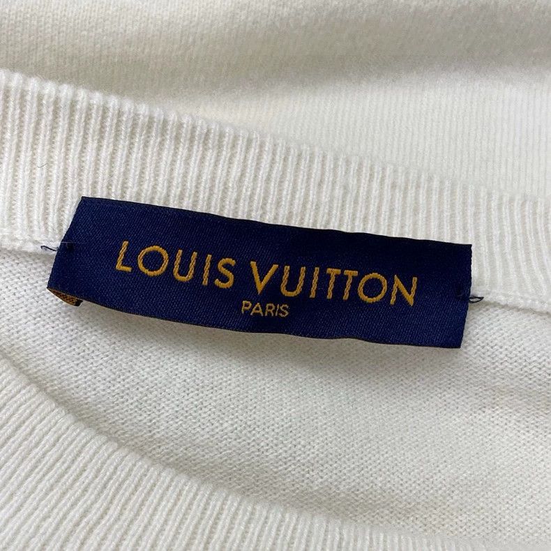 Louis Vuitton Louis Vuitton Nigo Knitted Sweater in Beige- DMC Size US M / EU 48-50 / 2 - 6 Thumbnail