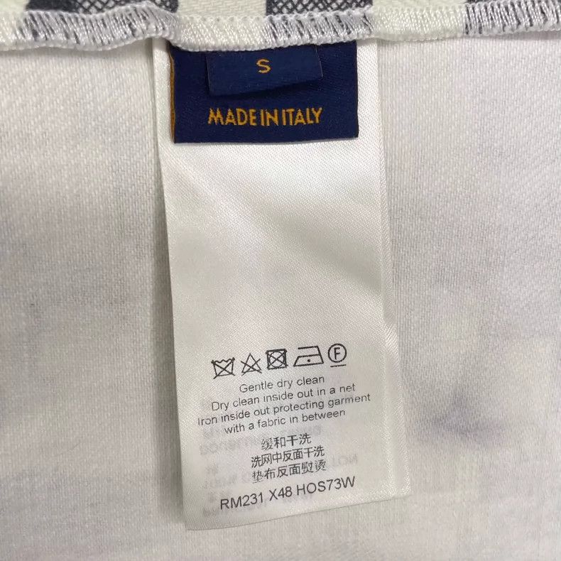 Louis Vuitton Vintage LV Pattern Printed Denim Short Sleeve Shirt- DMC Size US S / EU 44-46 / 1 - 6 Thumbnail