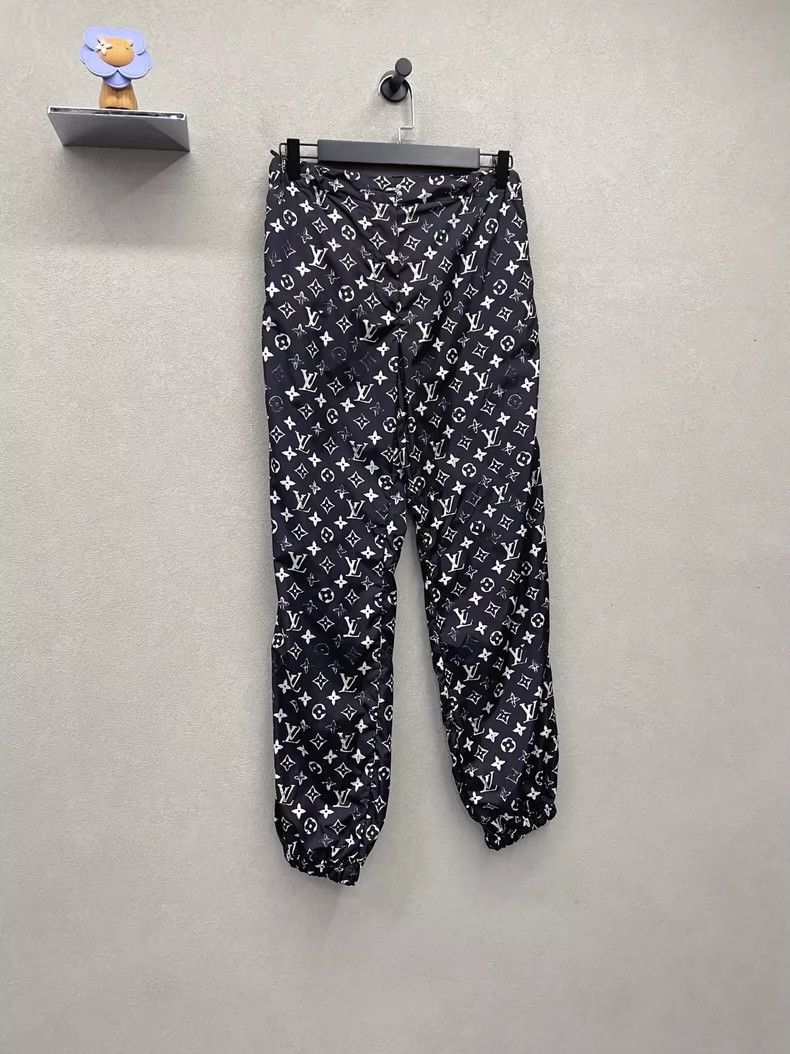 Louis Vuitton Louis Vuitton Printed Long Pants in Black- DMC Size US 36 / EU 52 - 3 Thumbnail