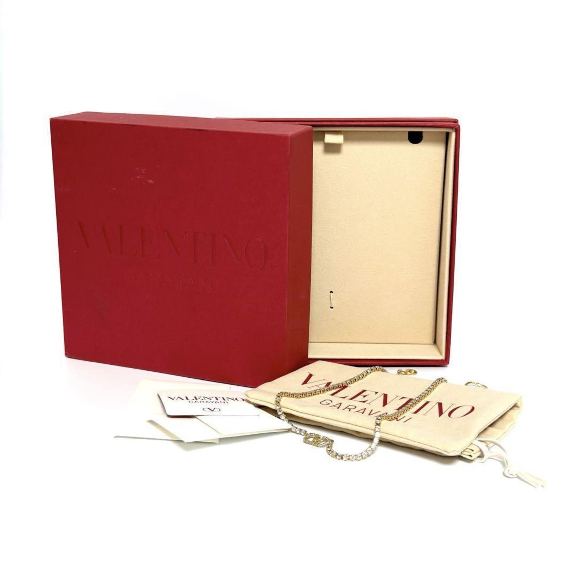 Valentino Valentino V logo signature pendant necklace Size ONE SIZE - 10 Thumbnail