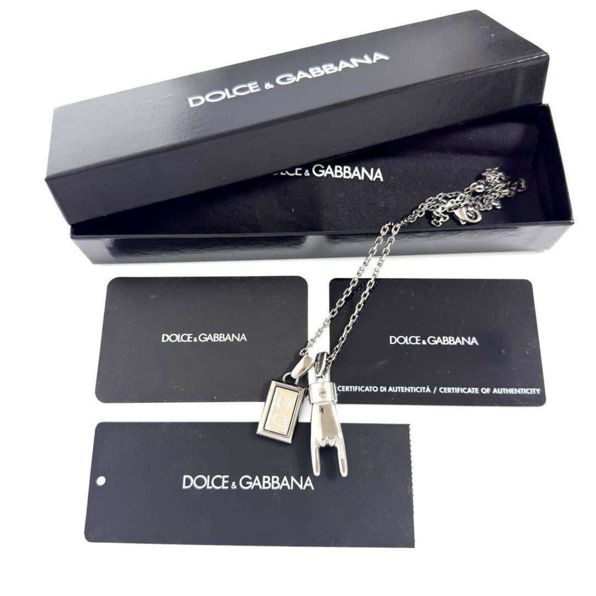 Dolce & Gabbana Dolce & Gabbana Men's Pendant Necklace Plate Size ONE SIZE - 10 Thumbnail