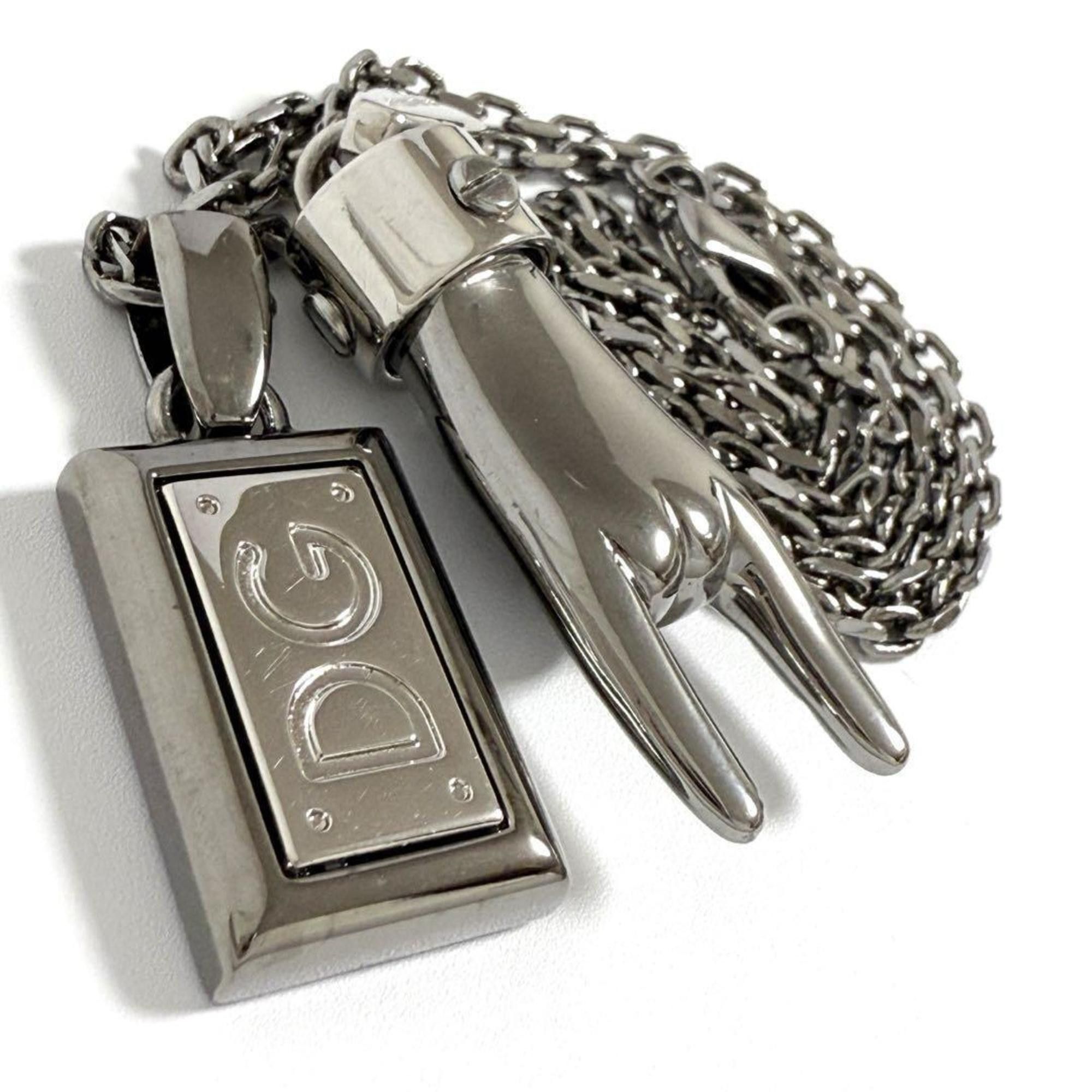 Dolce & Gabbana Dolce & Gabbana Men's Pendant Necklace Plate Size ONE SIZE - 5 Thumbnail