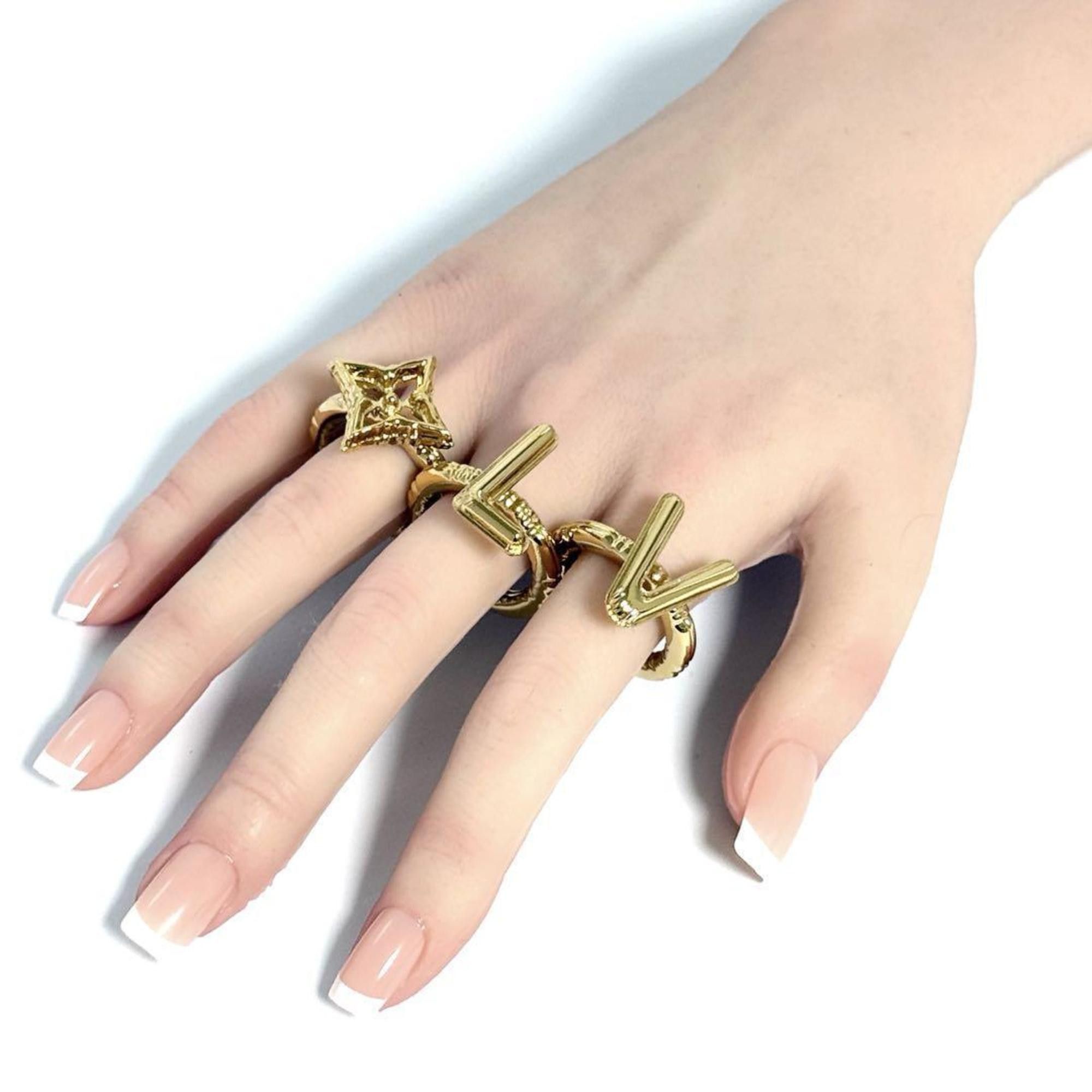 Louis Vuitton Louis Vuitton LV Balloon Set of 3 Rings Size ONE SIZE - 9 Thumbnail