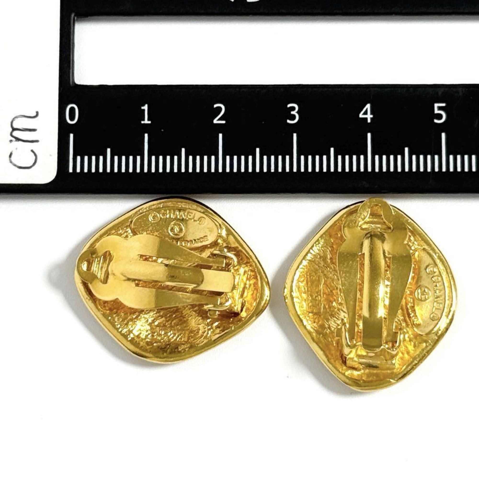 Chanel Chanel Women's Vintage Clip Earrings Matelasse Size ONE SIZE - 7 Thumbnail