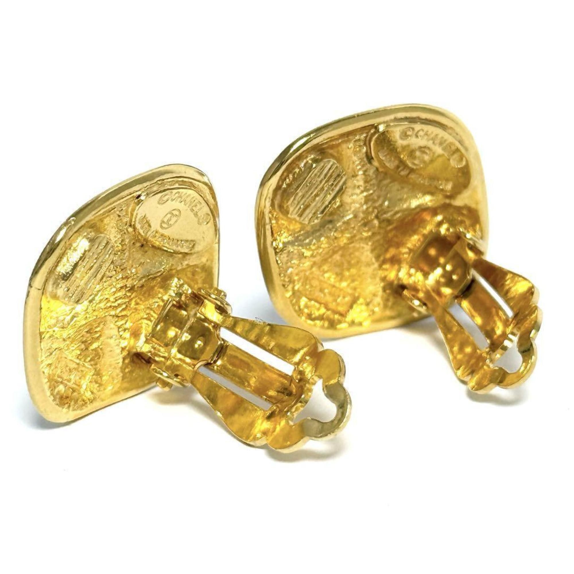 Chanel Chanel Women's Vintage Clip Earrings Matelasse Size ONE SIZE - 6 Thumbnail