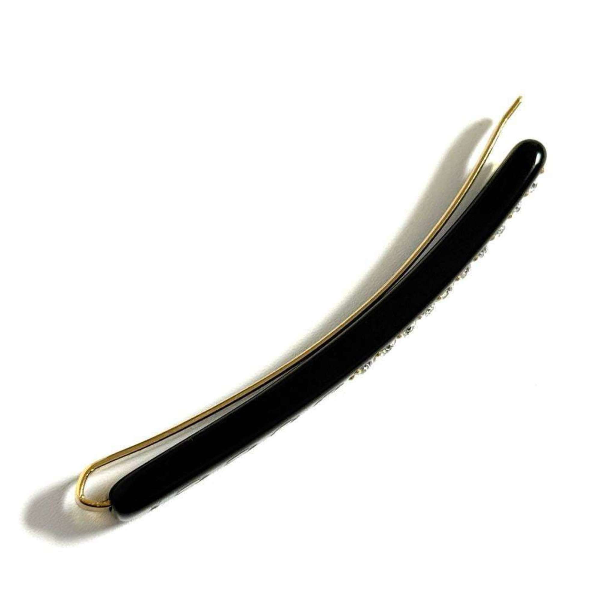 Gucci Gucci Women's Logo Crystal Hairpin Hair Clip Black Size ONE SIZE - 4 Thumbnail