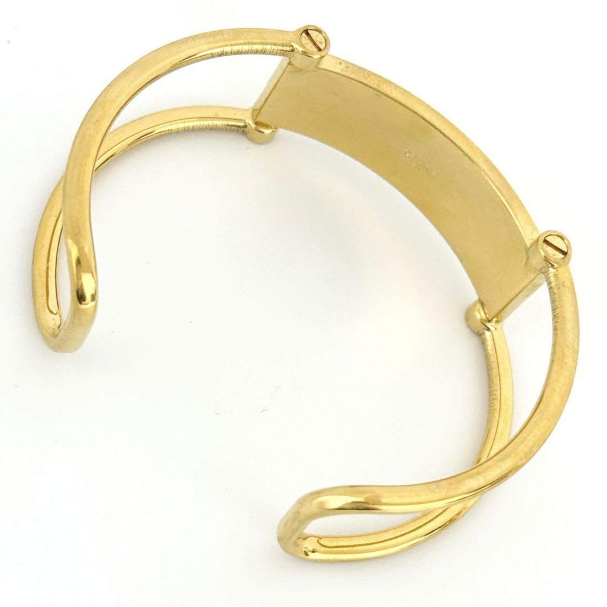 Celine Celine Women's Plate Metal Bangle Bracelet Size ONE SIZE - 5 Thumbnail