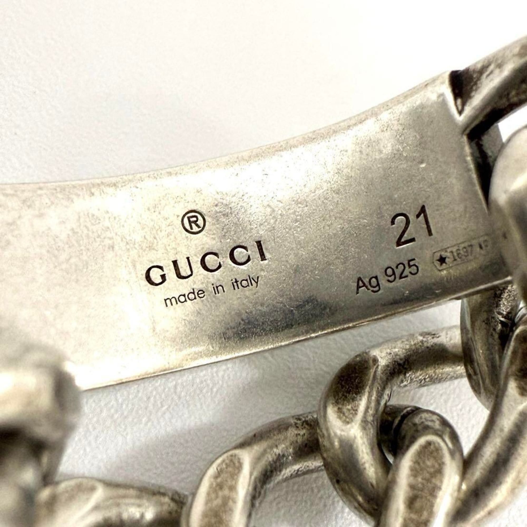Gucci Gucci Men's Gourmet Chain Ring, 925 Silver Size ONE SIZE - 6 Thumbnail