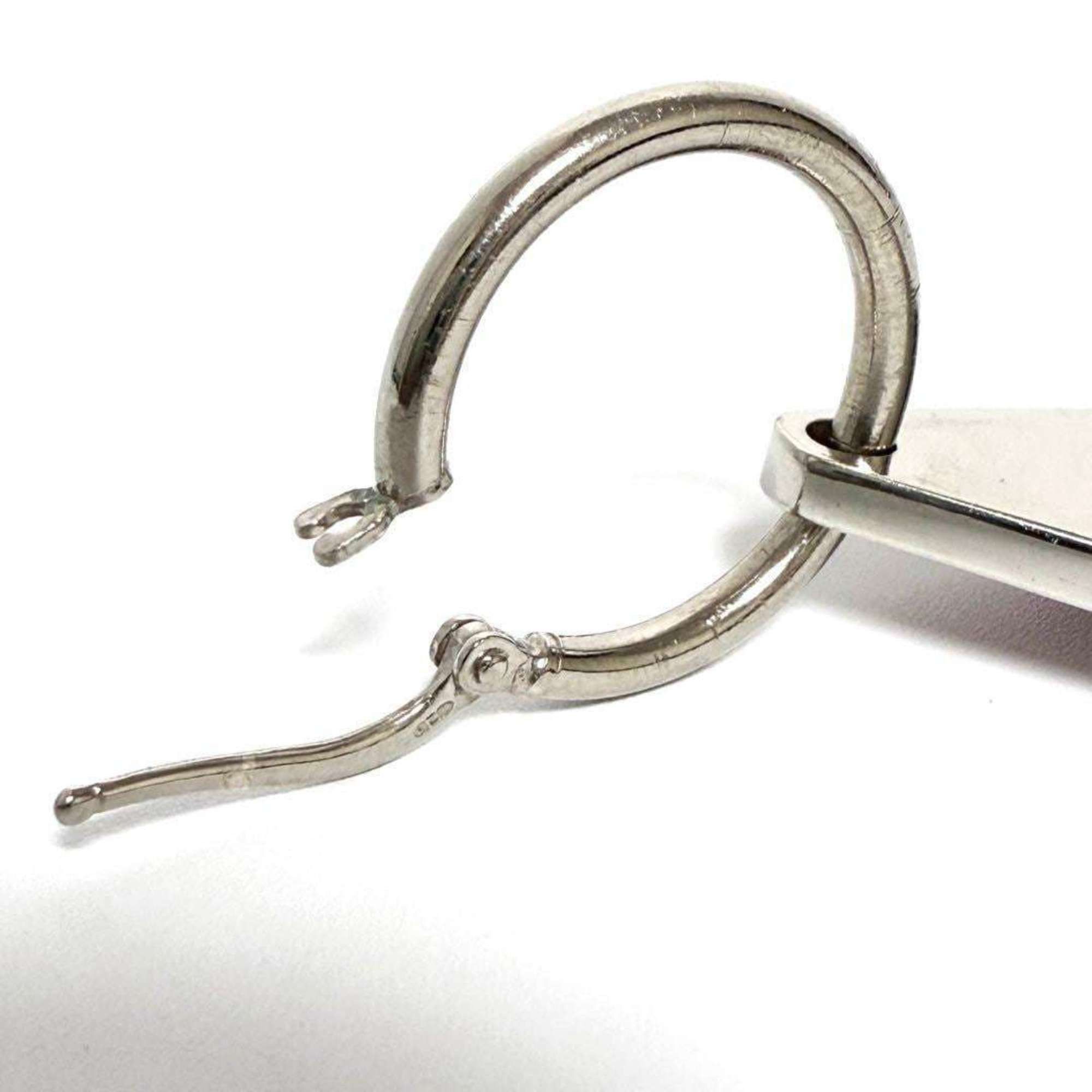 Prada Prada Women's and Men's Single Earrings Symbol Silver 925 Size ONE SIZE - 7 Thumbnail