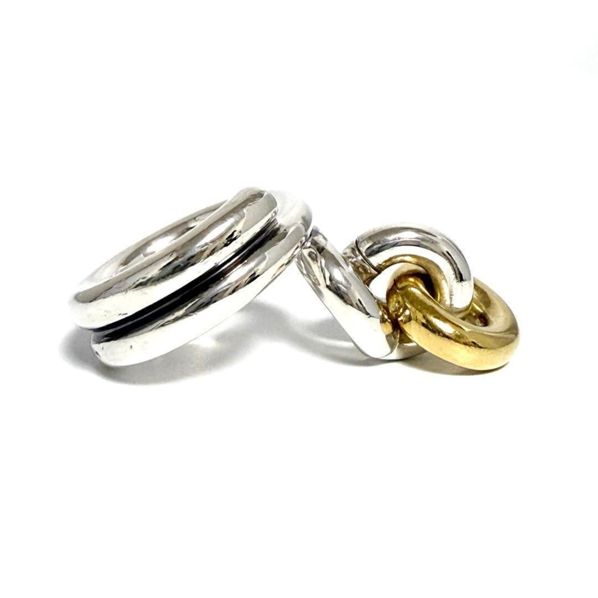 Bottega Veneta Bottega Veneta Women's Combination Ring, Silver 925 Size ONE SIZE - 5 Thumbnail