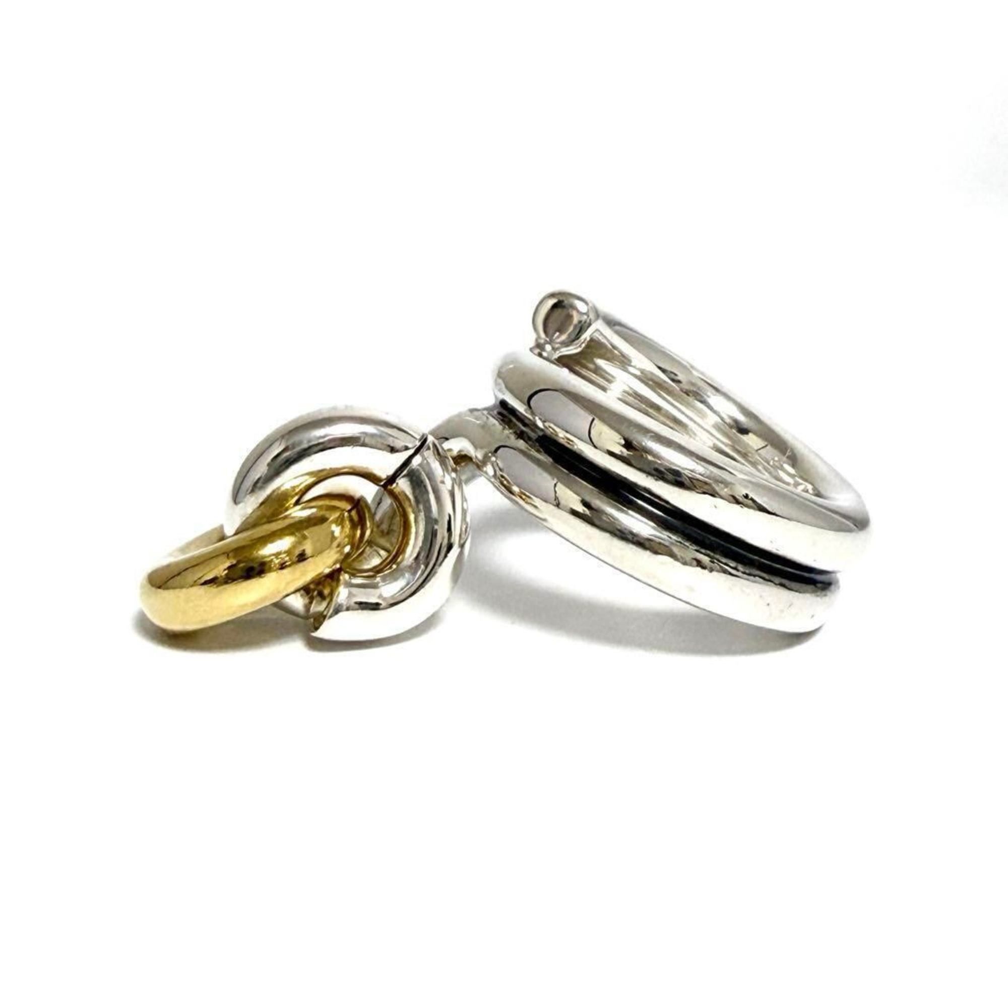 Bottega Veneta Bottega Veneta Women's Combination Ring, Silver 925 Size ONE SIZE - 4 Thumbnail