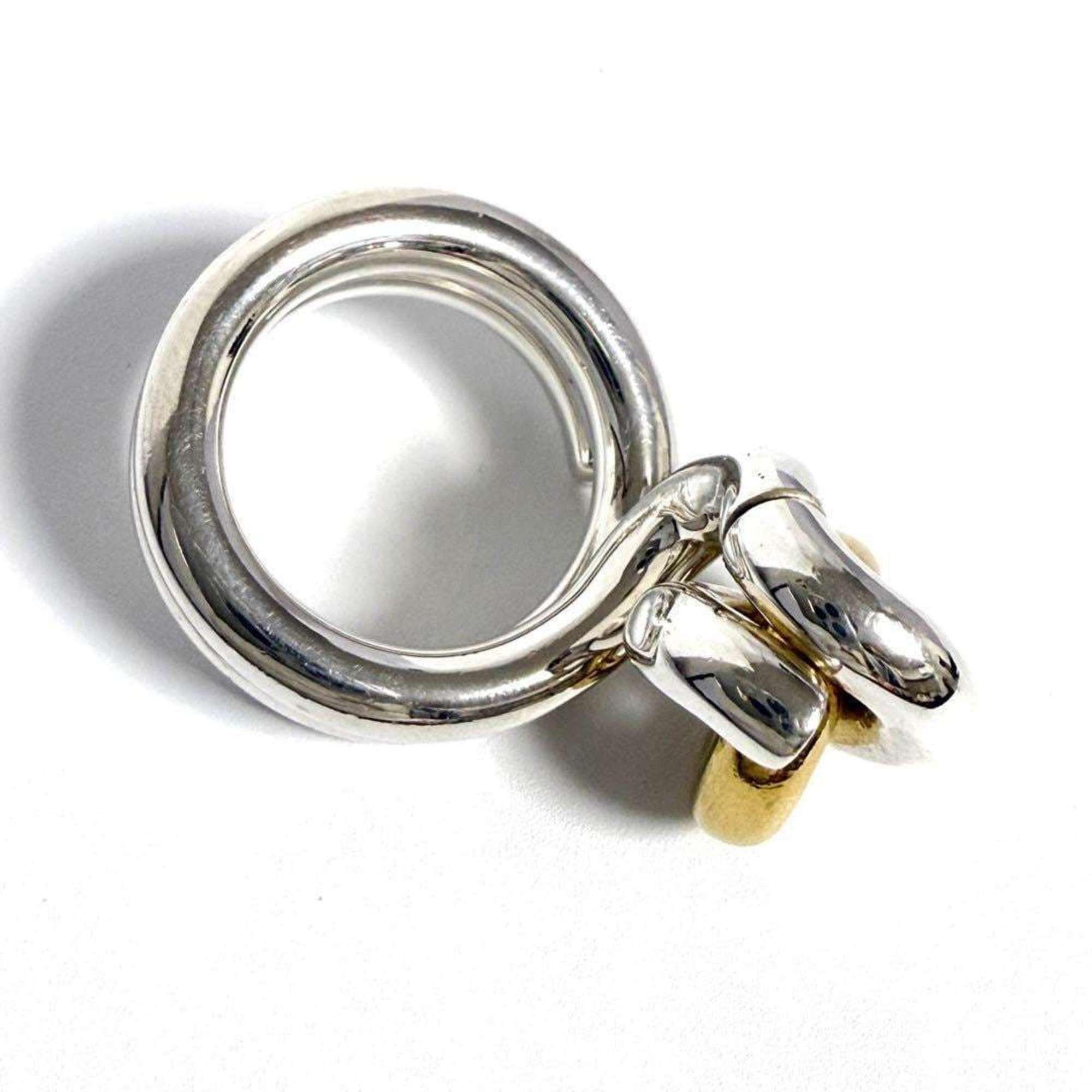 Bottega Veneta Bottega Veneta Women's Combination Ring, Silver 925 Size ONE SIZE - 6 Thumbnail