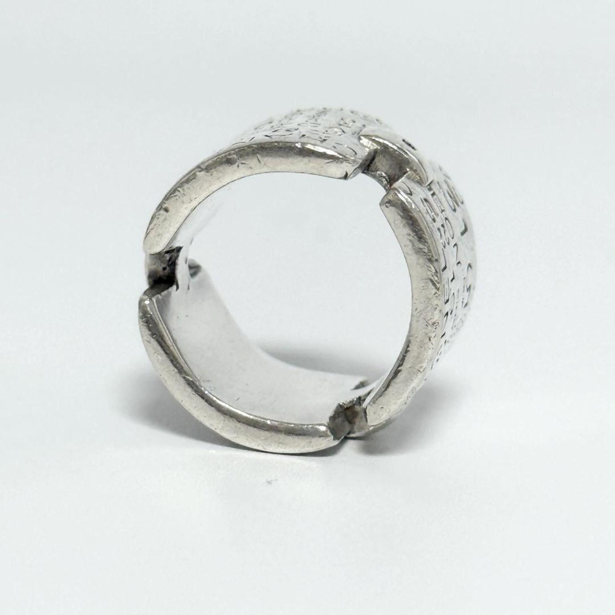 Chanel Chanel Bi-C Line Ring, Vintage, Silver Size ONE SIZE - 4 Thumbnail