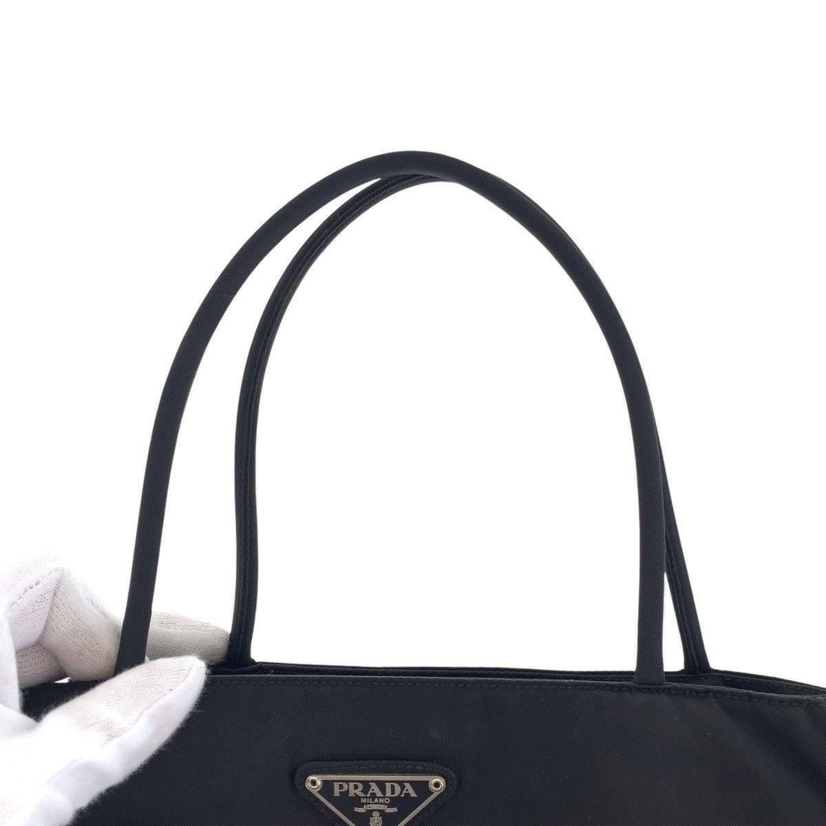 Prada Prada Prada Tessuto Triangle Logo Plate Nylon Tote Bag 501618 Others Tote Bag DUTY FREE for USA Size ONE SIZE - 10 Thumbnail