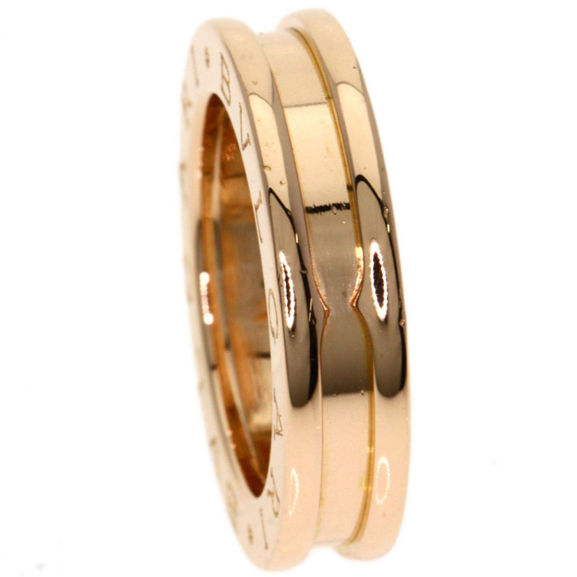 BVLGARI B-zero1 XS Band #47 Ring 18K Pink Gold Women's