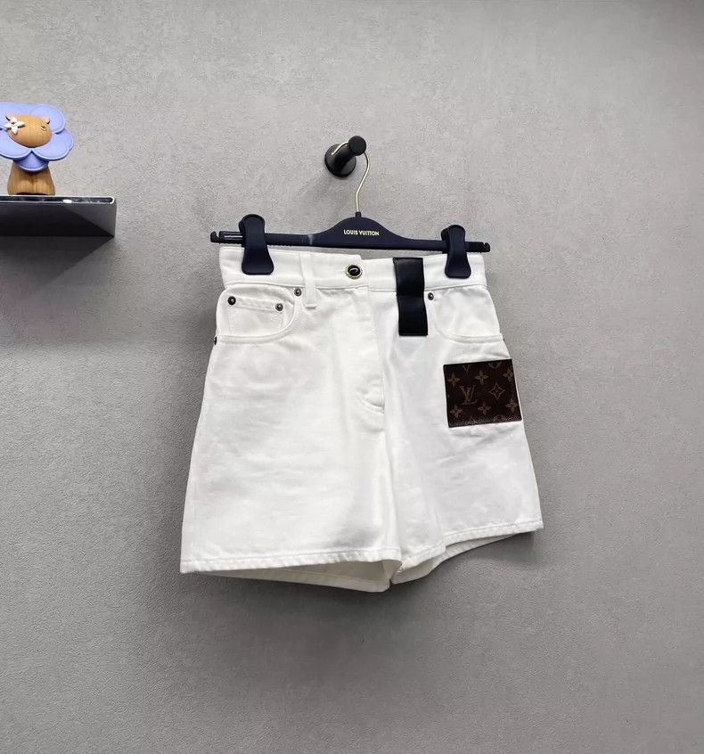 Louis Vuitton Louis Vuitton Color Block Denim Shorts- DMC Size US 32 / EU 48 - 3 Thumbnail