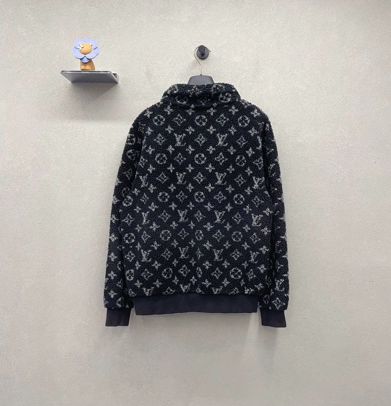 Louis Vuitton Luxury Logo Patterned Fleece Jacket Size S- DMC Size US S / EU 44-46 / 1 - 2 Thumbnail