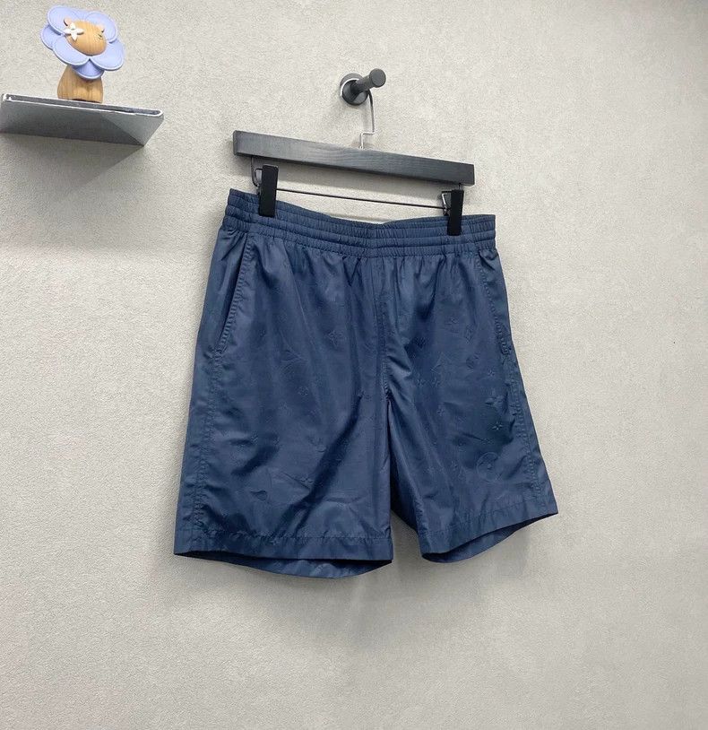 Louis Vuitton Louis Vuitton Casual Beach Shorts Navy Blue- DMC Size US 30 / EU 46 - 3 Thumbnail