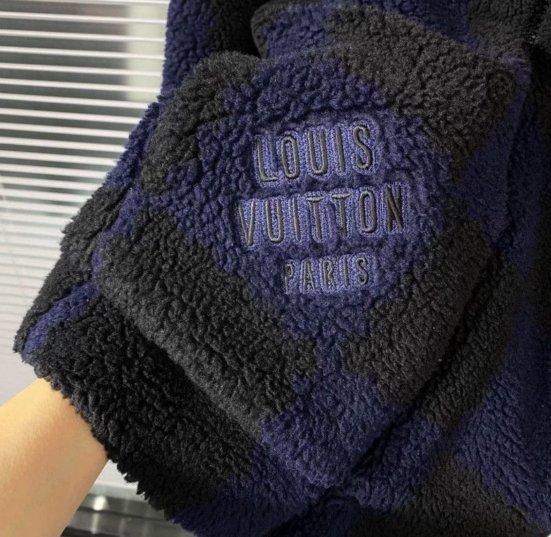 Louis Vuitton Louis Vuitton Nigo Checkered Sherpa Jacket- DMC Size US M / EU 48-50 / 2 - 6 Thumbnail