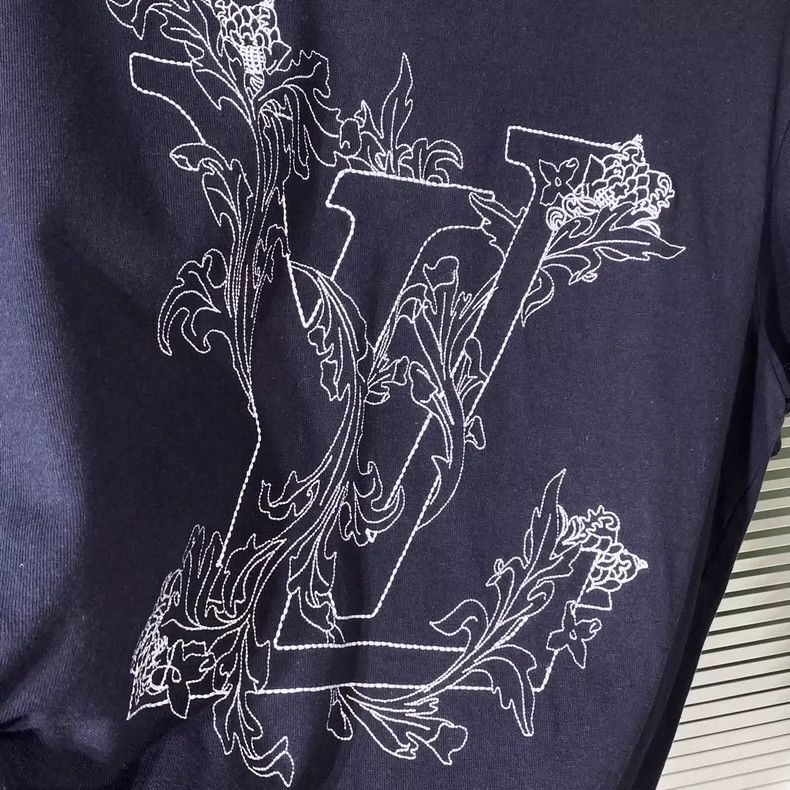 Louis Vuitton Louis Vuitton Floral Logo Short Sleeve T-Shirt- DMC Size US L / EU 52-54 / 3 - 7 Thumbnail