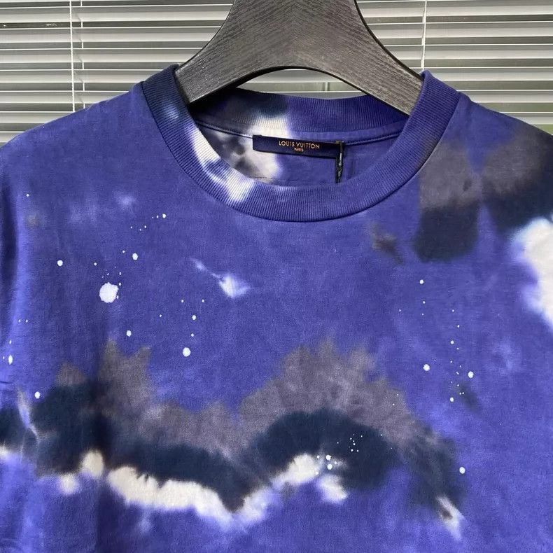 Louis Vuitton Louis Vuitton Blue Tie-Dye Short Sleeve T-Shirt- DMC Size US M / EU 48-50 / 2 - 5 Thumbnail