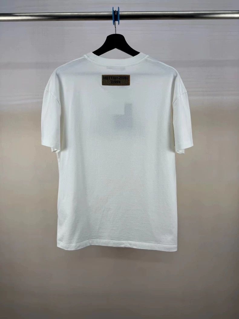 Louis Vuitton Louis Vuitton White Beaded Short Sleeve Shirt- DMC Size US S / EU 44-46 / 1 - 2 Thumbnail