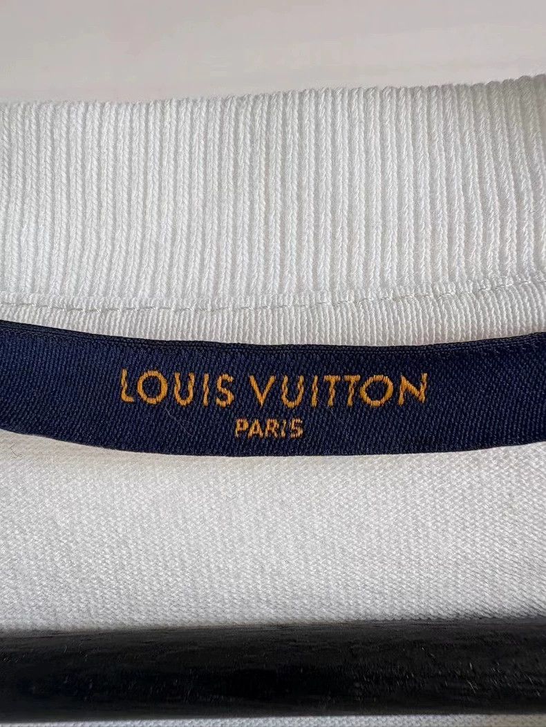 Louis Vuitton Louis Vuitton White Green Embroidery Short Sleeve T-Shirt- DMC Size US S / EU 44-46 / 1 - 5 Thumbnail