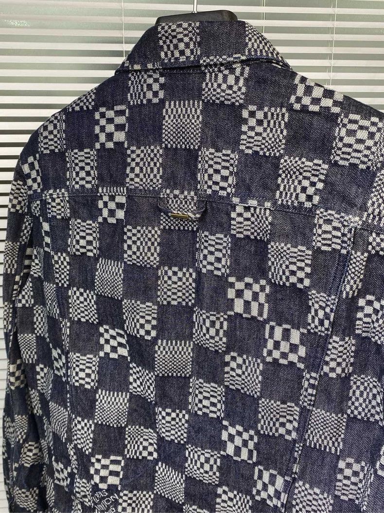 Louis Vuitton Louis Vuitton Checkerboard Denim Jacket Blue Gray- DMC Size US L / EU 52-54 / 3 - 8 Thumbnail
