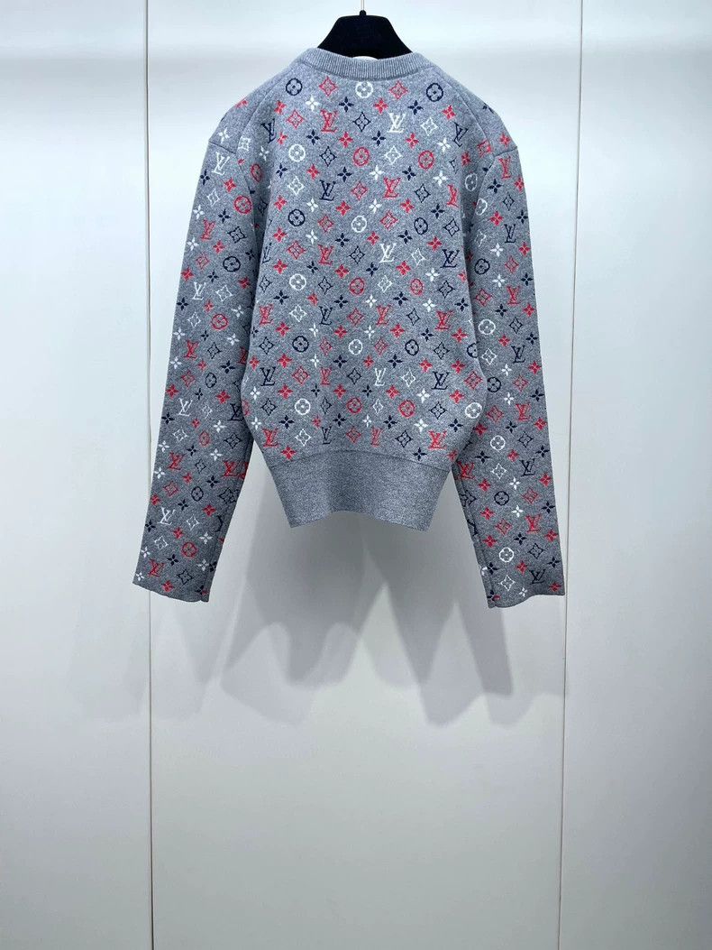 Louis Vuitton Classic Round Neck Logo Sweater- DMC Size US XS / EU 42 / 0 - 2 Thumbnail