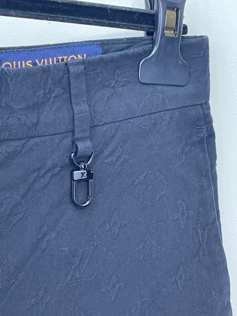 Louis Vuitton Louis Vuitton Black Monogram Casual Pants- DMC Size US 38 / EU 54 - 5 Thumbnail