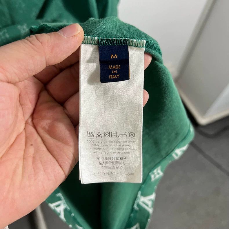 Louis Vuitton Louis Vuitton Green Gradient Short Sleeve Shirt- DMC Size US M / EU 48-50 / 2 - 4 Thumbnail